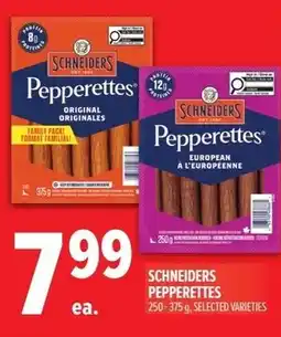 Metro Schneiders pepperettes offer