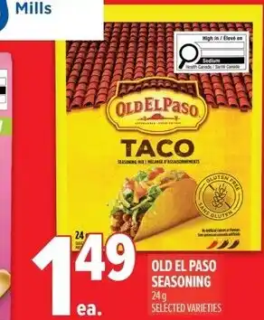 Metro Old el paso seasoning offer