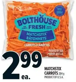 Metro Matchstix carrots offer