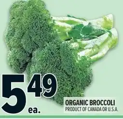 Metro Organic broccoli offer
