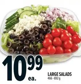 Metro Large salads offer