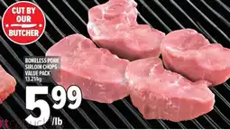 Metro Boneless pork sirloin chops value pack offer