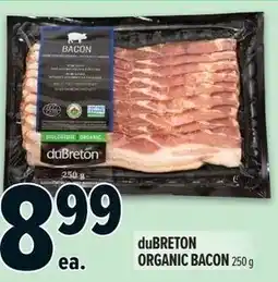 Metro Dubreton organic bacon offer