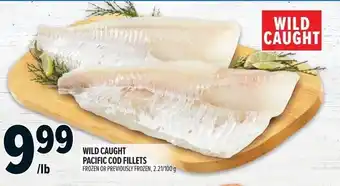 Metro Wild caught pacific cod fillets offer