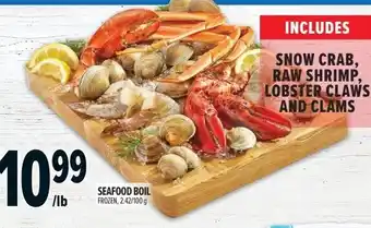 Metro Seafood boil offer