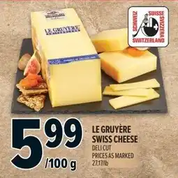 Metro Le gruyère swiss cheese offer