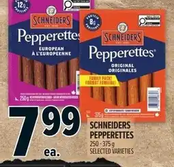 Metro Schneiders pepperettes offer