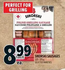 Metro Sikorski sausages offer