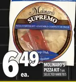 Metro Molinaro's pizza kit offer