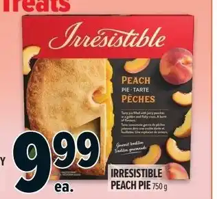 Metro Irresistible peach pie offer