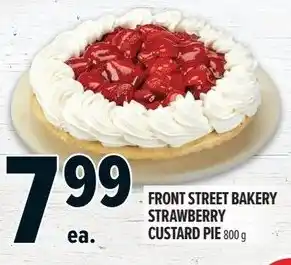 Metro Front street bakery strawberry custard pie offer