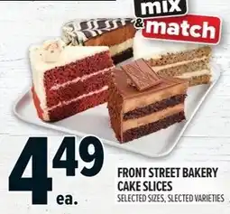 Metro Front street bakery cake slices offer