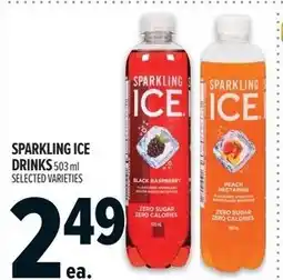 Metro Sparkling ice drinks offer