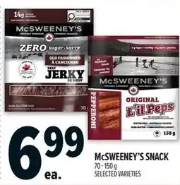 Metro Mcsweeney's snack offer