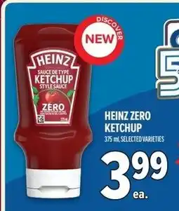 Metro Heinz zero ketchup offer
