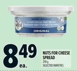 Metro Nuts for cheese spread offer