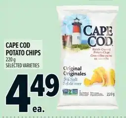Metro Cape cod potato chips offer