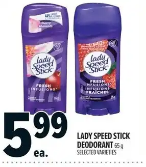 Metro Lady speed stick deodorant offer