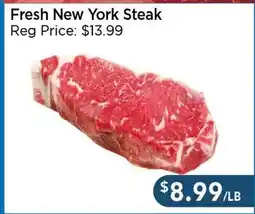 Blue Sky Supermarket Fresh New York Steak offer
