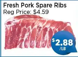 Blue Sky Supermarket Fresh Pork Spare Ribs offer