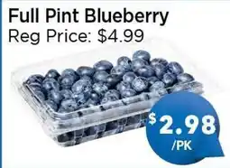 Blue Sky Supermarket Full Pint Blueberry offer
