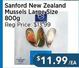 Blue Sky Supermarket Sanford New Zealand Mussels Large Size offer