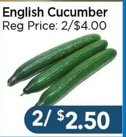 Blue Sky Supermarket English Cucumber offer