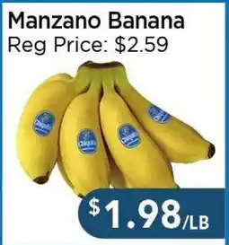 Blue Sky Supermarket Manzano Banana offer