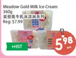 Fresh Palace Supermarket Meadow Gold Milk Ice Cream offer