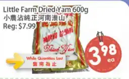 Fresh Palace Supermarket Little Farm Dried Yam offer