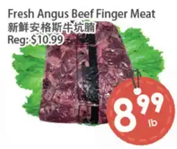 Fresh Palace Supermarket Fresh Angus Beef Finger Meat offer