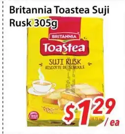 Bestco Food Mart Britannia Toastea Suji Rusk offer