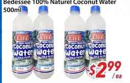 Bestco Food Mart Bedessee 100% Naturel Coconut Water offer