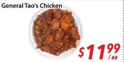 Bestco Food Mart General Tao's Chicken offer