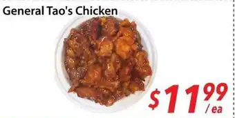 Bestco Food Mart General Tao's Chicken offer