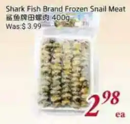 Tone Tai Supermarket Shark Fish Brand Frozen Snail Meat offer