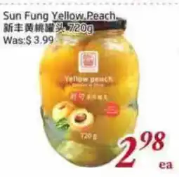 Tone Tai Supermarket Sun Fung Yellow Peach offer