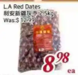 Tone Tai Supermarket L.A Red Dates offer