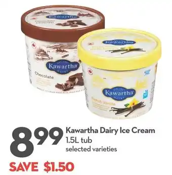 Longo's Kawartha Dairy Ice Cream offer