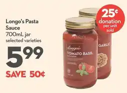 Longo's Longo's Pasta Sauce offer