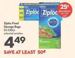 Longo's Ziploc Food Storage Bags offer