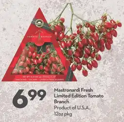 Longo's Mastronardi Fresh Limited Edition Tomato Branch offer
