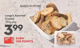 Longo's Longo's Assorted Crostini offer