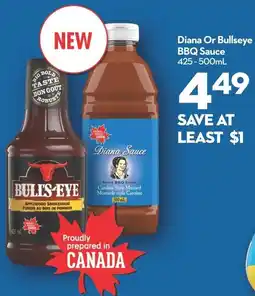 Longo's Diana Or Bullseye BBQ Sauce offer