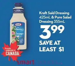 Longo's Kraft Sald Dressing & Pure Salad Dressing offer