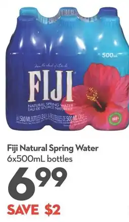 Longo's Fiji Natural Spring Water offer