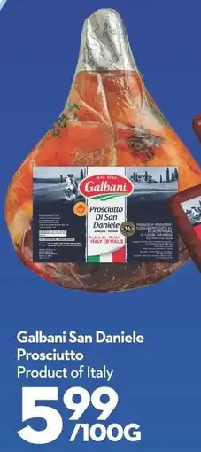 Longo's Galbani San Daniele Prosciutto offer