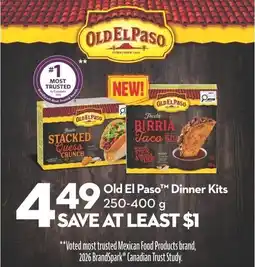 Longo's Old El Paso Dinner Kits offer