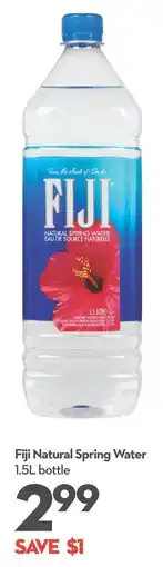 Longo's Fiji Natural Spring Water offer