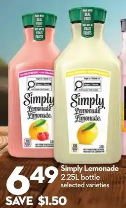 Longo's Simply Lemonade offer